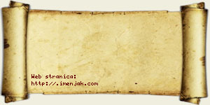 David Rakanović vizit kartica